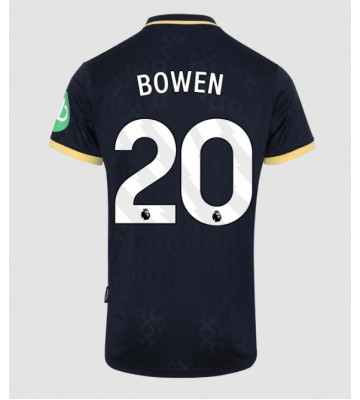 Lacne Muži Futbalové dres West Ham United Jarrod Bowen #20 2025-26 Krátky Rukáv - Tretina